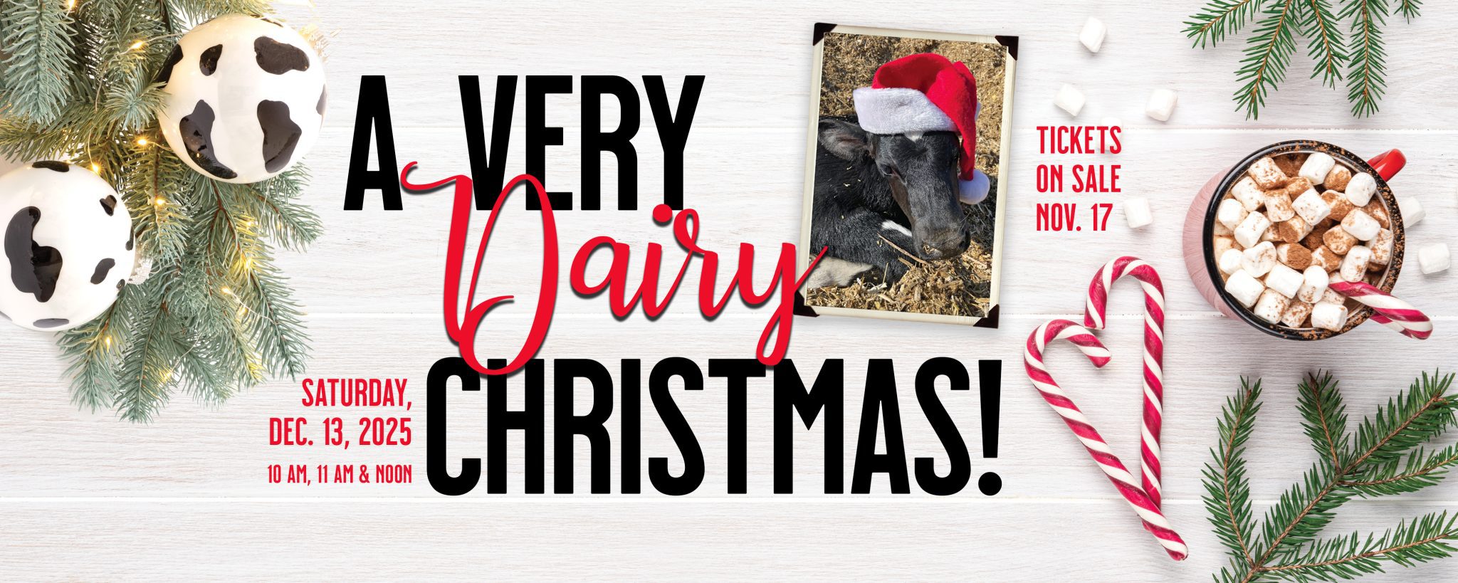 Very Dairy Christmas event, 12-7-24