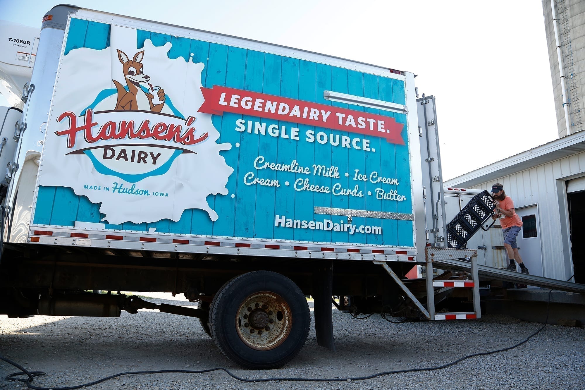 Hansen's Dairy delivery truck