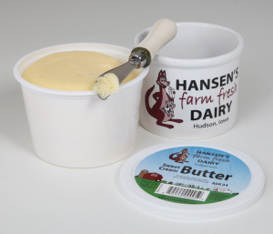 Hansen's Dairy butter, cream