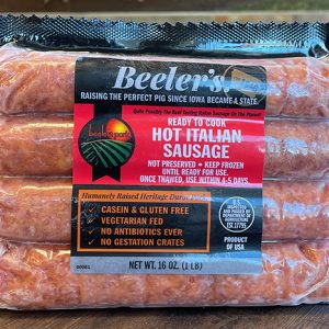 Beeler’s Bratwurst Hot Italian Sausage
