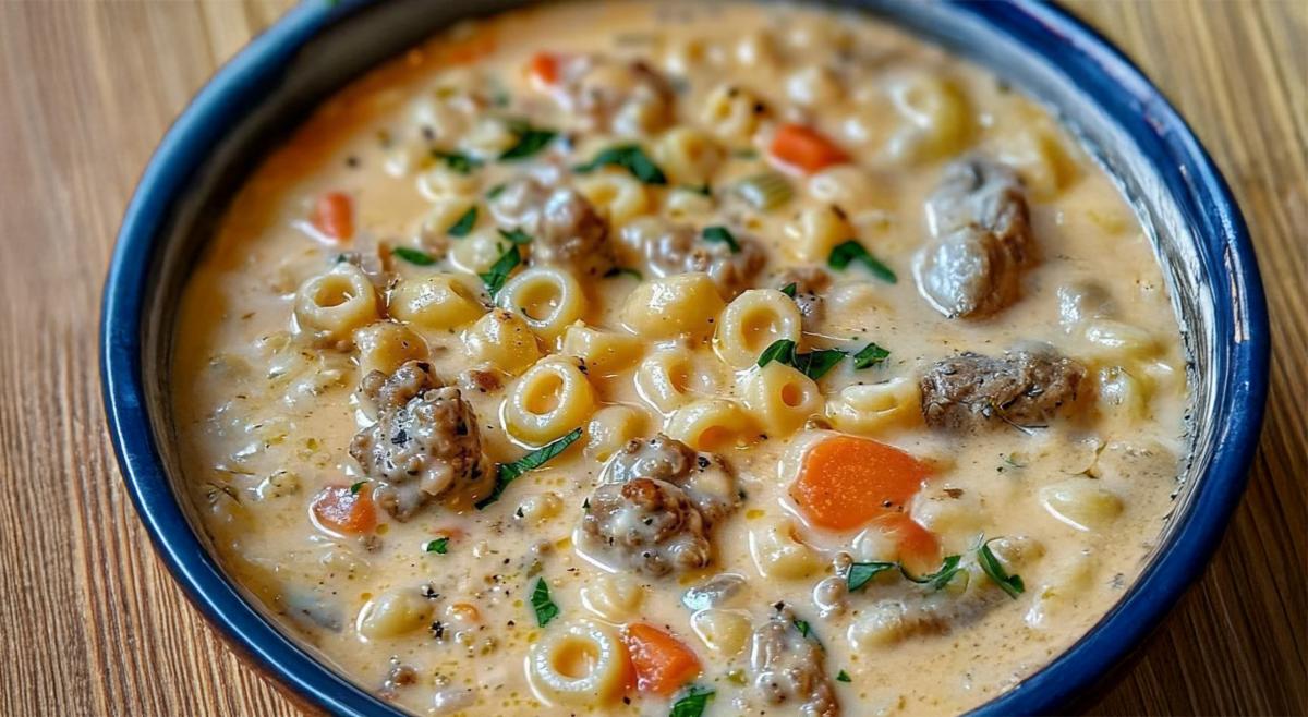 Parmesan Italian Sausage Soup