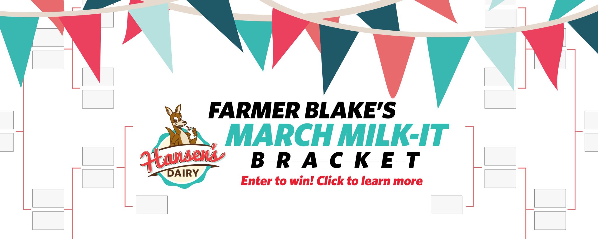 Farmer Blake's March Milk-It Bracket logo