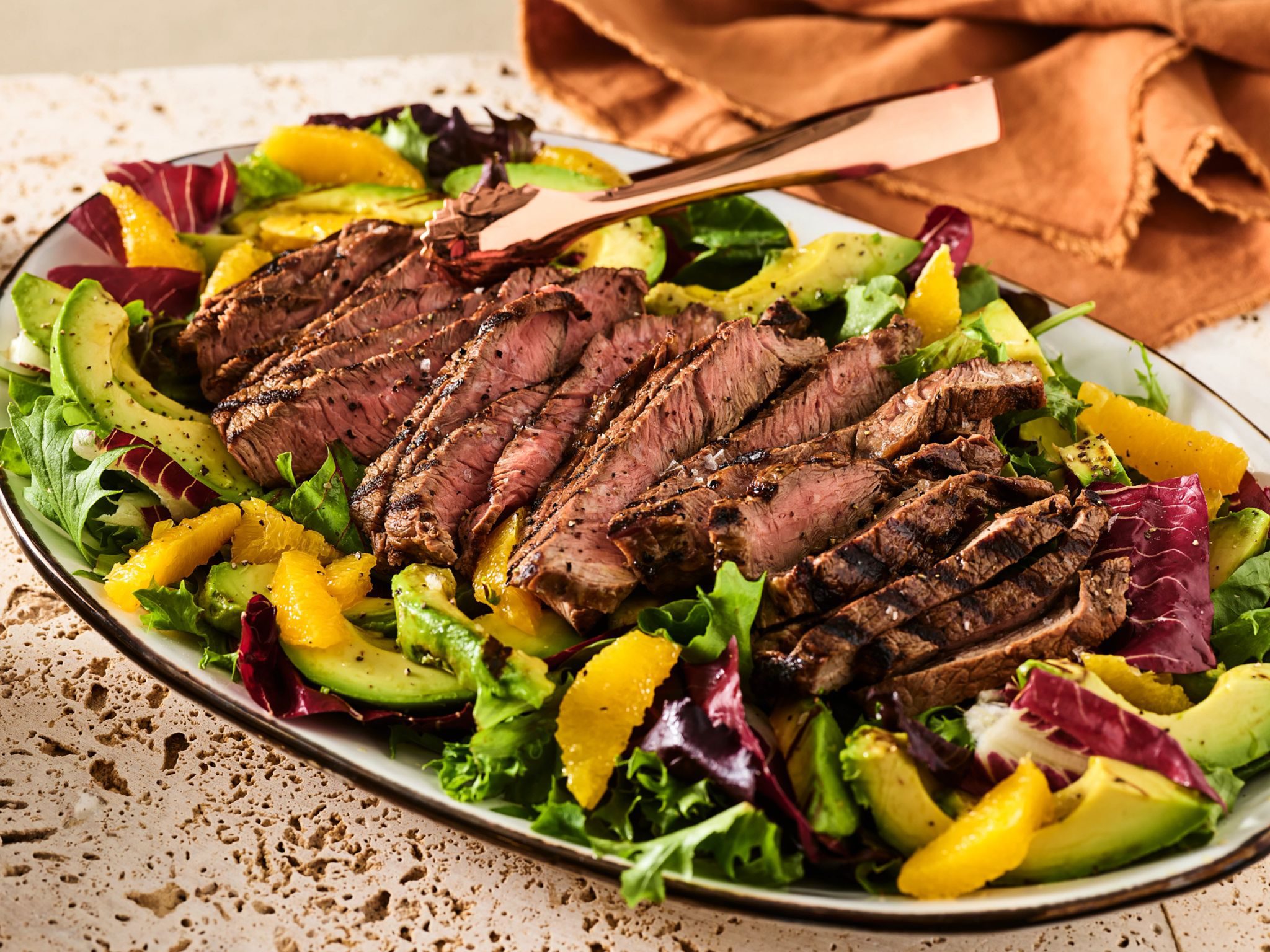 Cali-Avocado Steak Salad