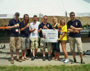 The University of Southhampton team, from the United Kingdom, enjoyed our oatmeal chocolate chip ice cream sandwiches during the Solar Splash today.