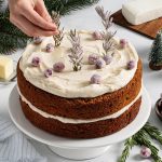 Gingerbread Cake with Brown Butter Cream Cheese Frosting